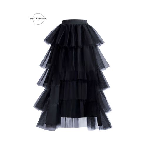 Jupe Tutu En Tulle Haut Et Bas Pour Femme,Jupon Long À Plusieurs Couches,Accessoires Pour Patients De Mariage,Ixde Bal,Mode 2023