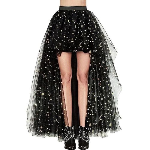 Jupe Tutu En Tulle Haut Et Bas Pour Femme,Jupon Long À Plusieurs Couches,Accessoires Pour Patients De Mariage,Ixde Bal,Mode 2023