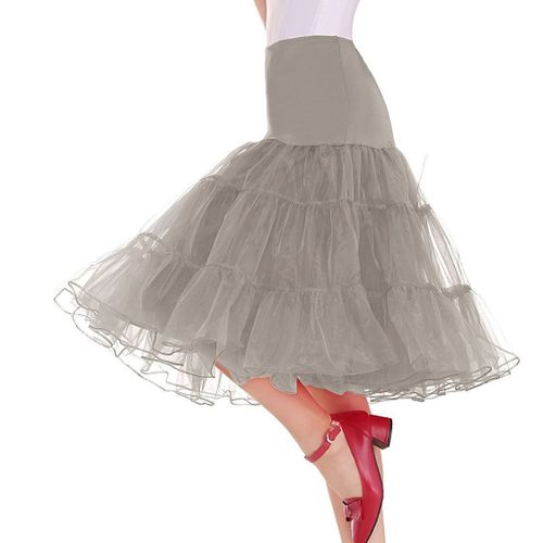 Misshow-Jupe Tutu Vintage Pour Femme,Jupon Cosplay Des Années 50,Robe Rockabilly,Sous-Jupe Courte,Crinoline