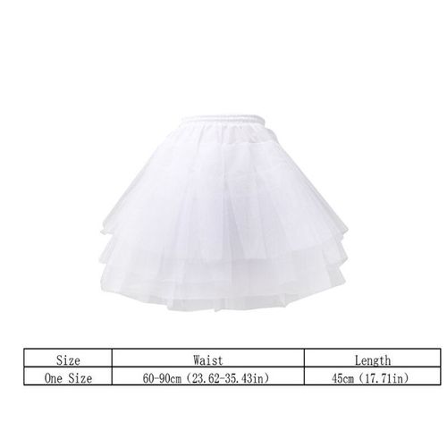 Jupon Court À Volants Pour Femmes Et Filles,Jupon Avec Ou Sans Cerceau,Jupe Tutu À Bulles Moelleuses,Demi-Jupe Bouffante,Crinoline De Rh,Document Solide