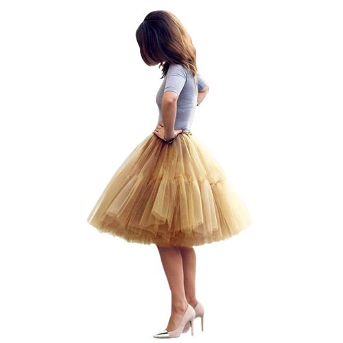 Jupon Moelleux En Tulle Multicouche Pour Femmes,Jupe Tutu Po,Sous-Jupe,Robe De Rhprincesse,Ballet,Danse,Fête