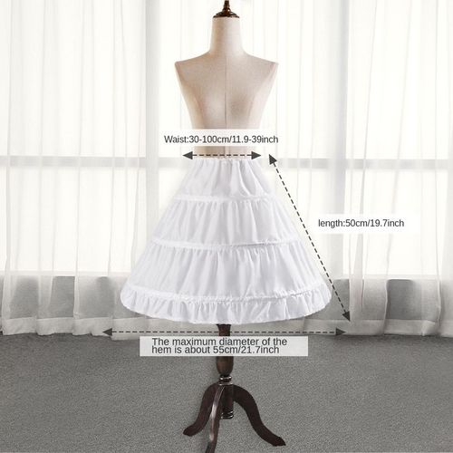Robes De Mariée Pour Femmes,Jupon Long Crinoline Pour Années Coing,Jupe Plissée Avec Cerceaux,Accessoires De Cosplay