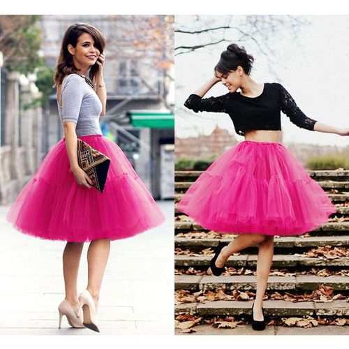 Jupon Moelleux En Tulle Multicouche Pour Femmes,Jupe Tutu Po,Sous-Jupe,Robe De Rhprincesse,Ballet,Danse,Fête