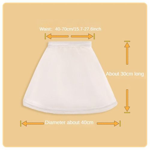 Jupon Lolita Crinoline Blanc Pour Enfant,Sous Jupe Tutu,Tenue D'anniversaire Pour Fille De 11 Ans
