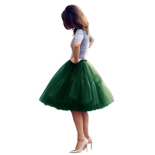 Jupon Moelleux En Tulle Multicouche Pour Femmes,Jupe Tutu Po,Sous-Jupe,Robe De Rhprincesse,Ballet,Danse,Fête