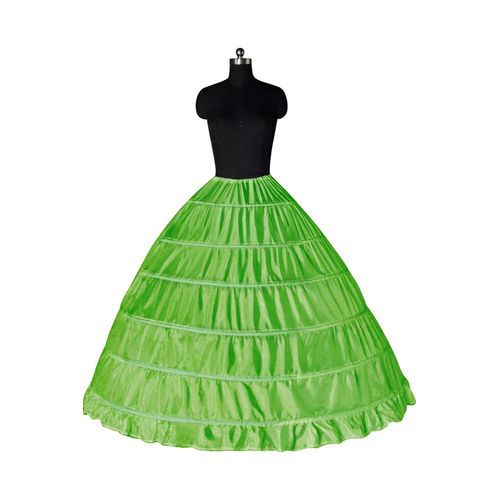 Grand Jupon Blanc À 6 Cerceaux Pour Femme,Longueur Au Sol,Longs Patients Bouffants,Crinoline,Sous-Jupe Pour Robe De Bal,Robe De Mariée