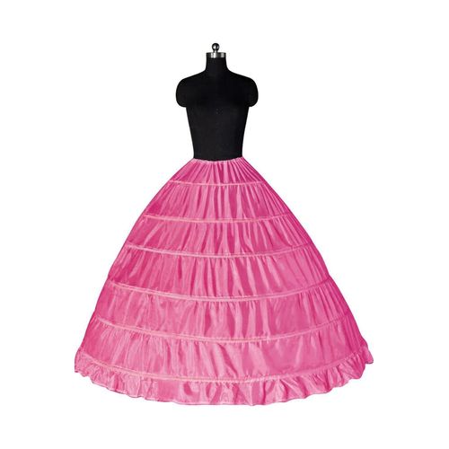 Grand Jupon Blanc À 6 Cerceaux Pour Femme,Longueur Au Sol,Longs Patients Bouffants,Crinoline,Sous-Jupe Pour Robe De Bal,Robe De Mariée