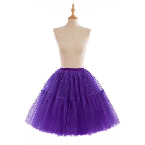 Jupe Tutu Évasée En Tulle À 6 Couches Pour Adulte,Jupon Bouffant,Princesse,Ballet,Lolita,Robe De Soirée Et De Bal