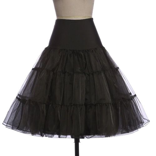 Rockabilly-Jupon Court En Tulle Pour Patients De Mariage,Crinoline,Sous-Jupe