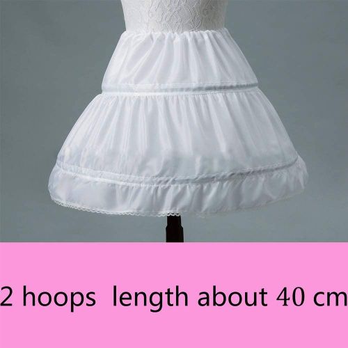 Jupon En Dentelle Blanche Cigogne Pour Enfants,Ligne A,3 Cerceaux,Une Couche,Crinoline Pour Enfants,Robe De Fille De Fleur,Sous-Jupe,Taille Élastique,2023