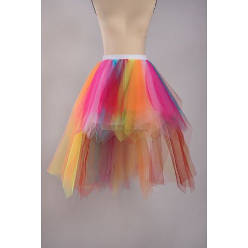 Jupe Tutu En Tulle Pour Femme,Jupon Irrégulier,Plissé,Pour Fête De Mariage,Danse Fantaisie