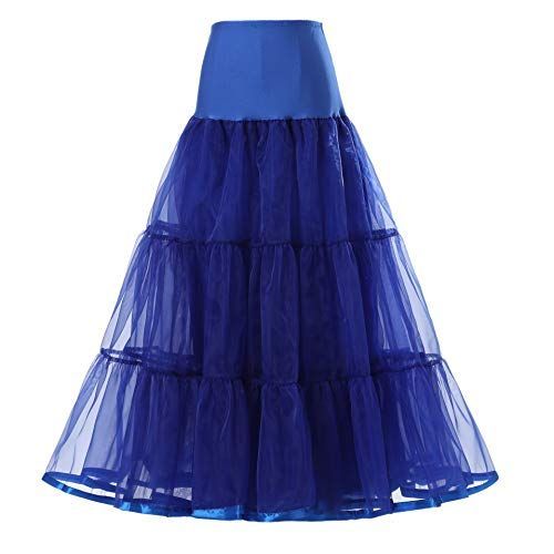Wowbridal-Jupon De 95cm De Long À Volants,Crinoline,Vintage,Pour Patients De Mariage,Sous-Jupe,Tutu Rockabilly