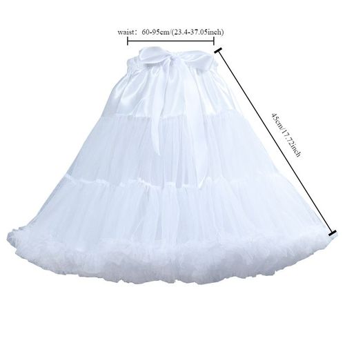 Jupon Blanc Bouffant En Tulle Pour Femme Et Fille,Jupon De Soutien Pour Robes,2006