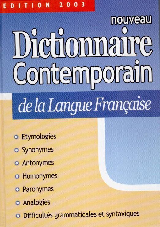 Nouveau Dictionnaire Contemporain De La Langue Française