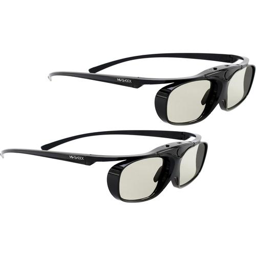 2X Rf Pro Black Heaven Lunettes Actives 3D Pour Vidéoprojecteurs 3D Compatibles Avec Sony,Epson,Jvc-Tdg-Bt500A,Ty-Er3D5Me/Ty-Er3D6M-Elpgs03-120 Hz-Rechargeable