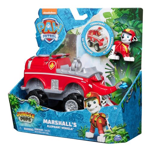 La Pat' Patrouille Vehicule + Figurine Marcus Jungle Pups La Pat' Patrouille
