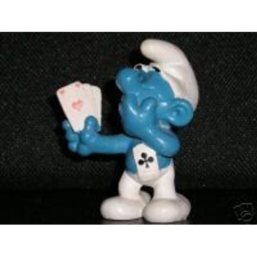 Schleich 20056 -  Schtroumpf Joueur De Cartes