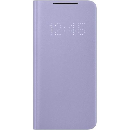 Funda Samsung Led View Para Galaxy S21 Plus Color Violeta Modelo Ef-Ng996pv