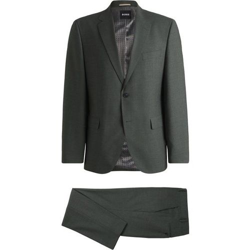 Costume Regular Fit En Tissu Chiné Infroissable44,46,48,50,52,54,56,58