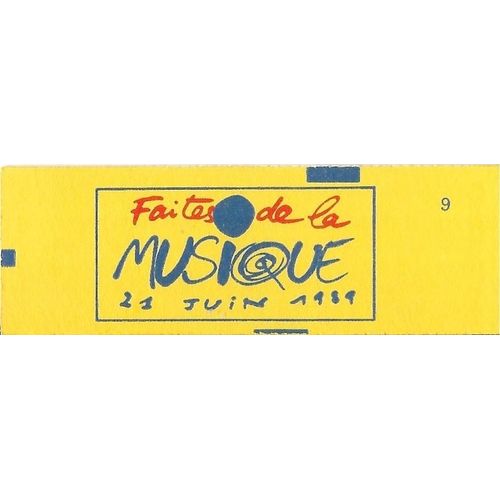 Timbre De France : Liberté De Gandon. Carnet " Faites De La Musique "