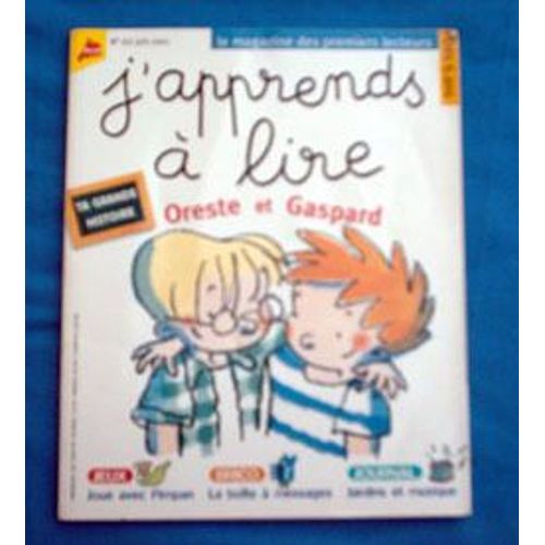 J'apprends À Lire N° 22, Oreste Et Gaspard