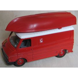 Citroën C35 + Barque Pompier - 1/50 Ème-Solido