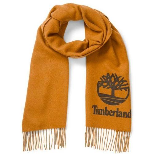 Yarn Dye Scarf With Printed Logo Écharpe Taille S/M, Orange