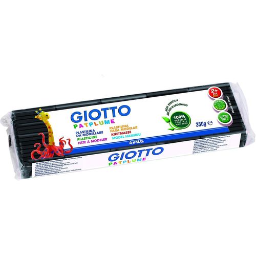 Giotto Patplume Pâte À Modeler À Base De Plantes À Partir De 2 Ans 350 G - Noir