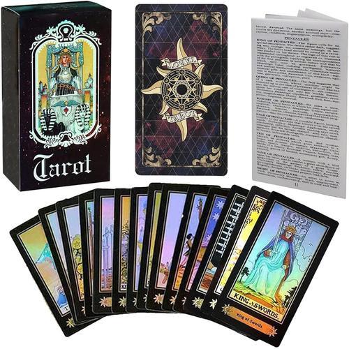 78 Cartes Future Jeu De La Vente Dans La Boîte Colorée, Jeu De Tarot Divinatoire À Découvrir