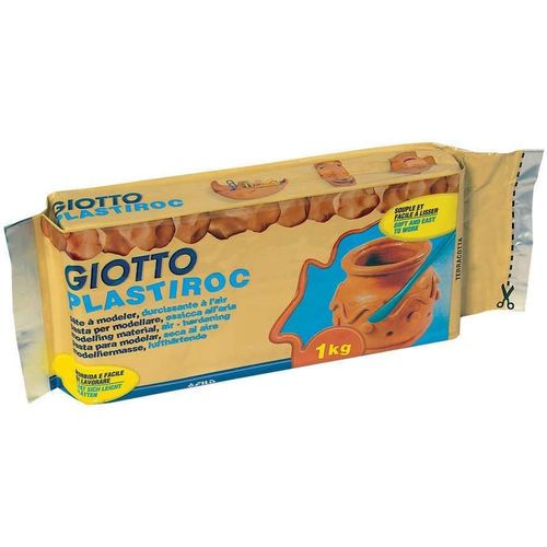 Giotto Pâte Autodurcissante Giotto Plastiroc Terra Cotta 1kg
