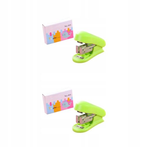 1/2/3/5 Mini Agrafeuse A Main En Plastique Cartoon