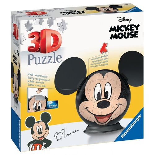 Puzzle Puzzle 3d Ball 72 P - Disney Mickey Mouse