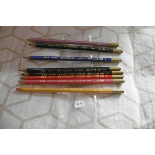 Crayons De Couleurs Aquarelle Staedtler Karat 124 Lot De 8 Assorties Lot N°4