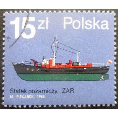 Pologne N°2993 Bateau Oblitéré