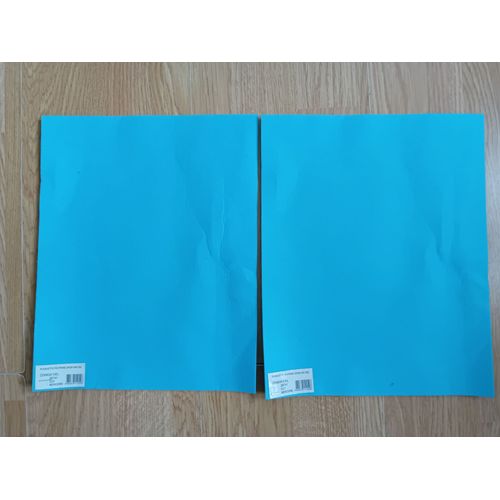 Lot De 2 Feuilles De Feutrine Bleu Ciel 24 Cm X 30 Cm