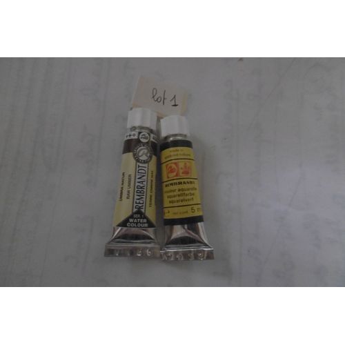 Tube Aquarelle 5ml Rembrandt Talens Lot De 2 Colis 1