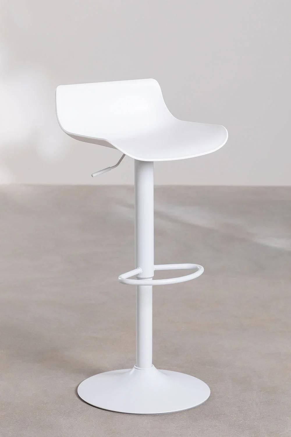 Lot De 2 Tabourets Hauts Rglables Arjenn Blanc - 4