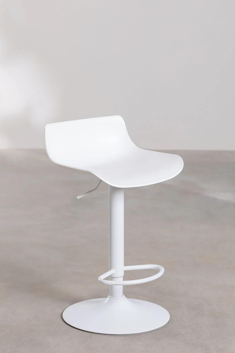 Lot De 2 Tabourets Hauts Rglables Arjenn Blanc - 5