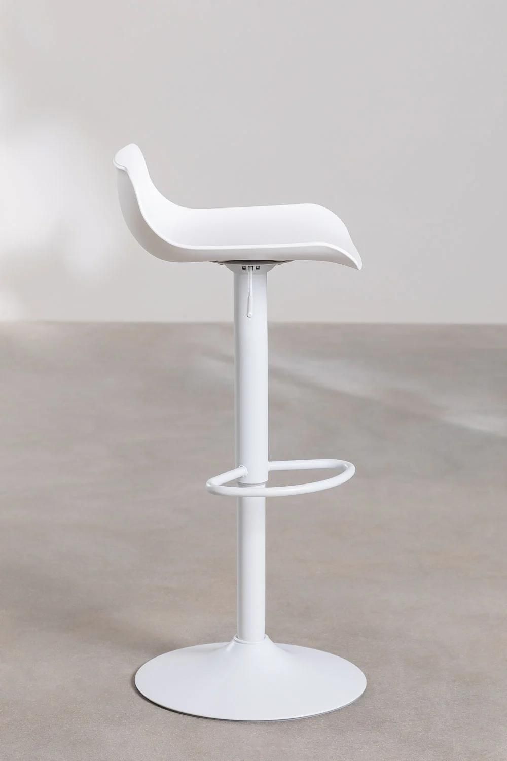 Lot De 2 Tabourets Hauts Rglables Arjenn Blanc - 6