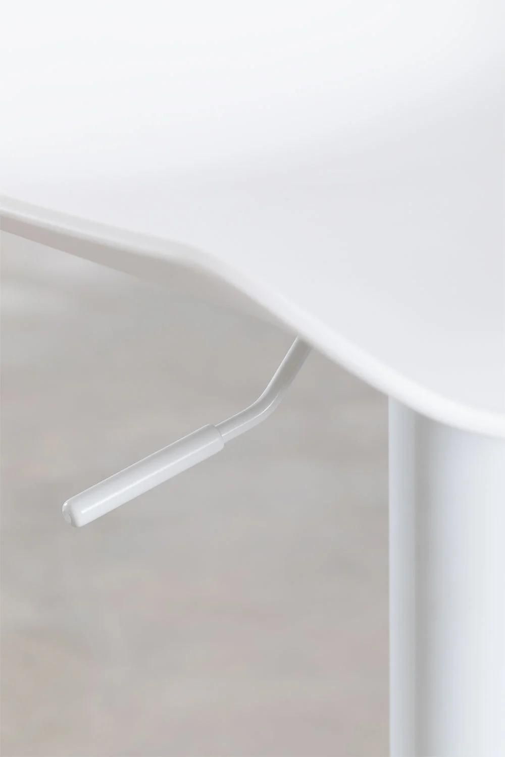 Lot De 2 Tabourets Hauts Rglables Arjenn Blanc - 7