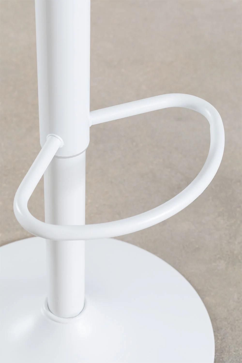 Lot De 2 Tabourets Hauts Rglables Arjenn Blanc - 8