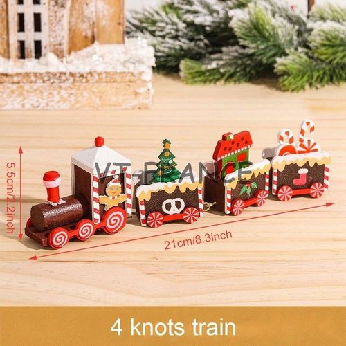 Train Bois Decoration Cadeau Noel