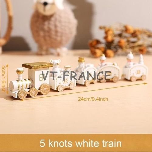Train Bois Decoration Cadeau Noel
