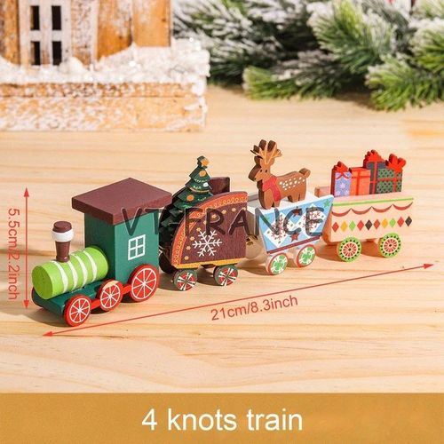 Train Bois Decoration Cadeau Noel