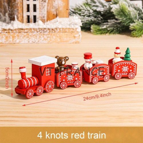 Train Bois Decoration Cadeau Noel