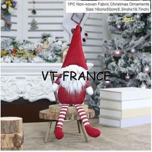 Poupee Gnome Lutin de Noel LED