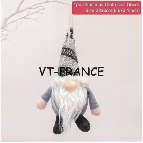 Poupee Gnome Lutin de Noel LED