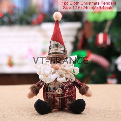 Poupee Gnome Lutin de Noel LED