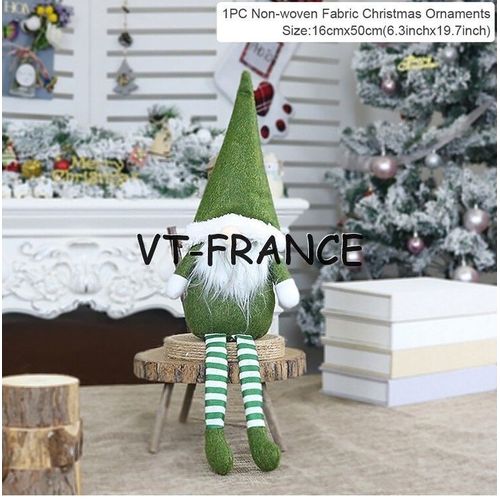 Poupee Gnome Lutin de Noel LED