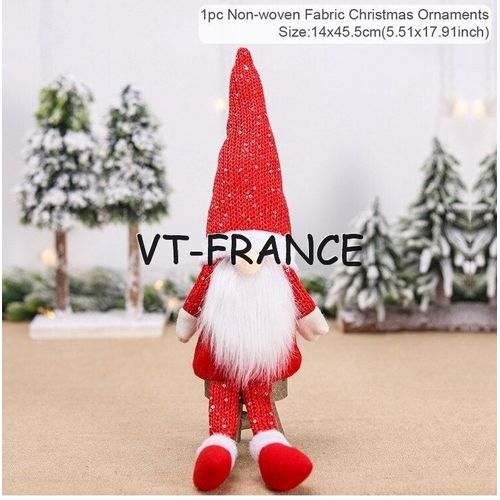 Poupee Gnome Lutin de Noel LED